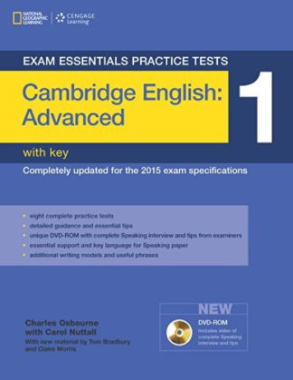 CAMBRIDGE ENGLISH: ADVANCED (CAE) 1 WITH KEY W/DVD (2015)
